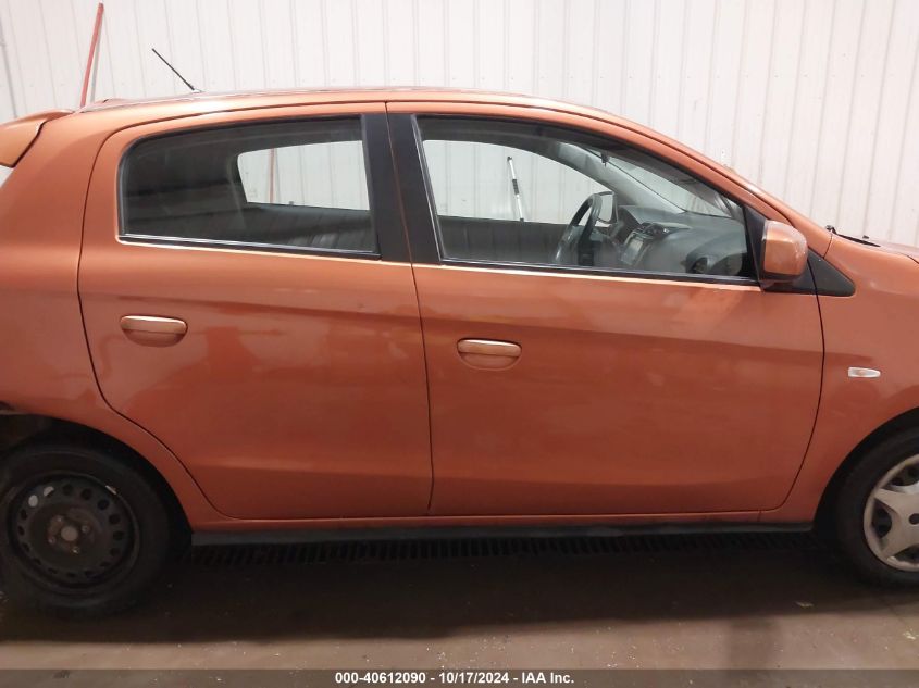 2018 Mitsubishi Mirage Es VIN: ML32A3HJ1JH014905 Lot: 40612090