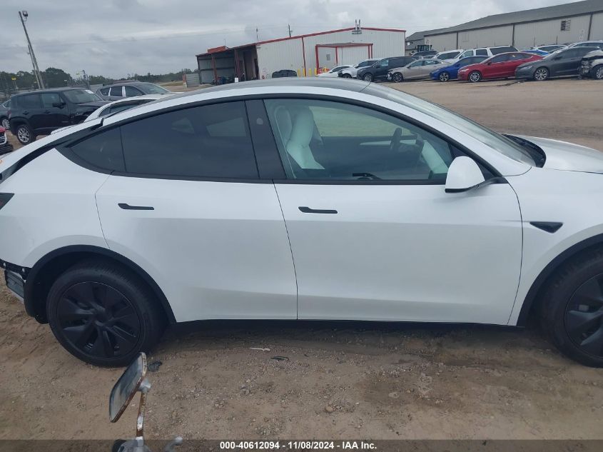 2024 Tesla Model Y Long Range Dual Motor All-Wheel Drive VIN: 7SAYGDEE6RA313983 Lot: 40612094