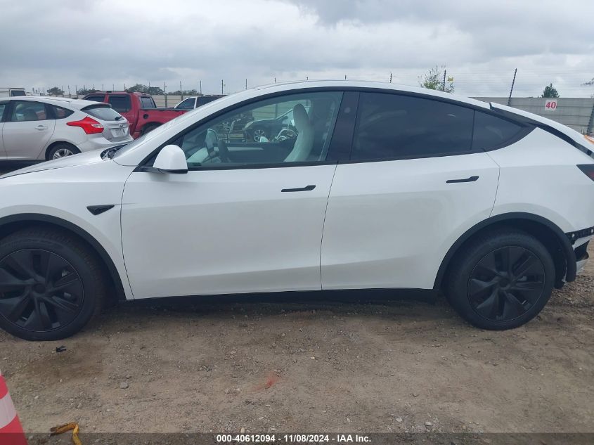 2024 Tesla Model Y Long Range Dual Motor All-Wheel Drive VIN: 7SAYGDEE6RA313983 Lot: 40612094