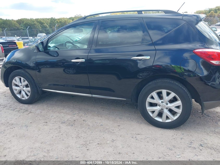 2012 Nissan Murano Sl VIN: JN8AZ1MW3CW216591 Lot: 40612099