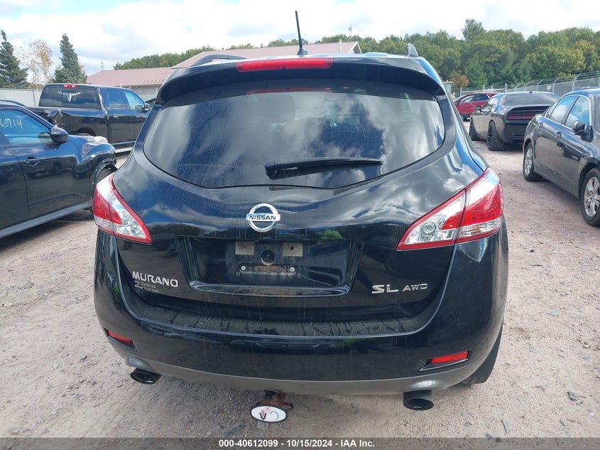 2012 Nissan Murano Sl VIN: JN8AZ1MW3CW216591 Lot: 40612099