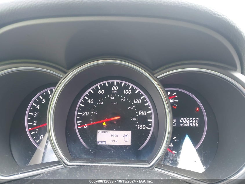 2012 Nissan Murano Sl VIN: JN8AZ1MW3CW216591 Lot: 40612099