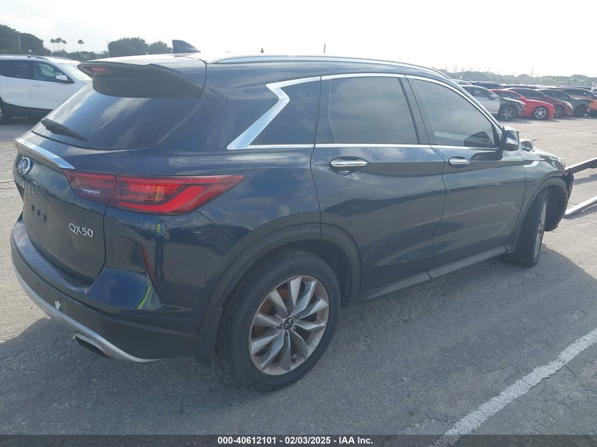 Vin: 3pcaj5cb3nf119780, lot: 41101110, infiniti qx50 essential awd 20224