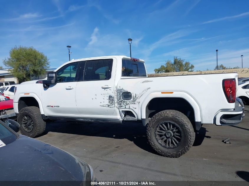 2022 GMC Sierra 2500Hd 4Wd Standard Bed At4 VIN: 1GT49PEY6NF272460 Lot: 40612111