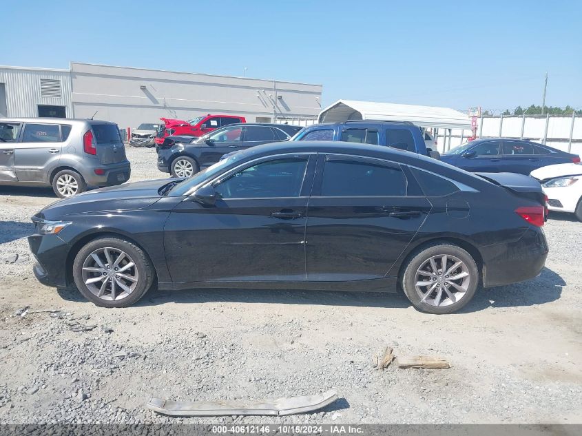 2021 Honda Accord Lx VIN: 1HGCV1F17MA059973 Lot: 40612146