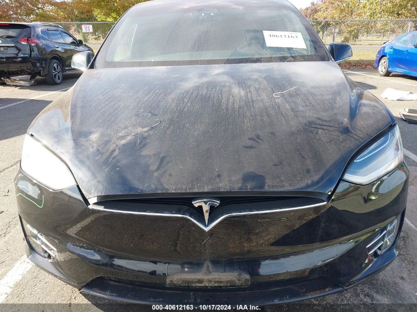 2019 Tesla Model X 100D/75D/Long Range VIN: 5YJXCAE27KF205129 Lot: 40612163