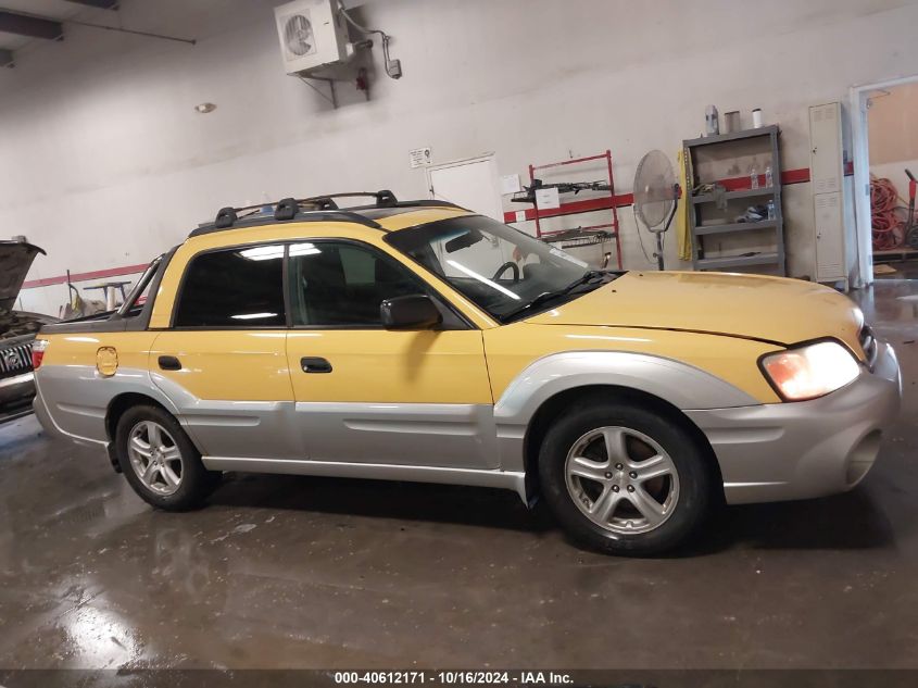 2003 Subaru Baja Sport VIN: 4S4BT62C337114530 Lot: 40612171