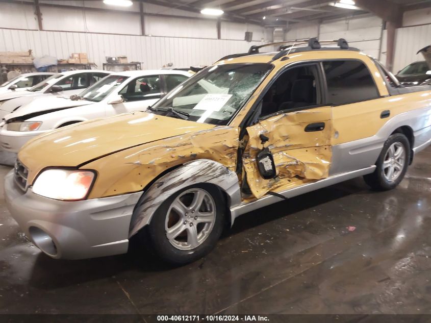 2003 Subaru Baja Sport VIN: 4S4BT62C337114530 Lot: 40612171