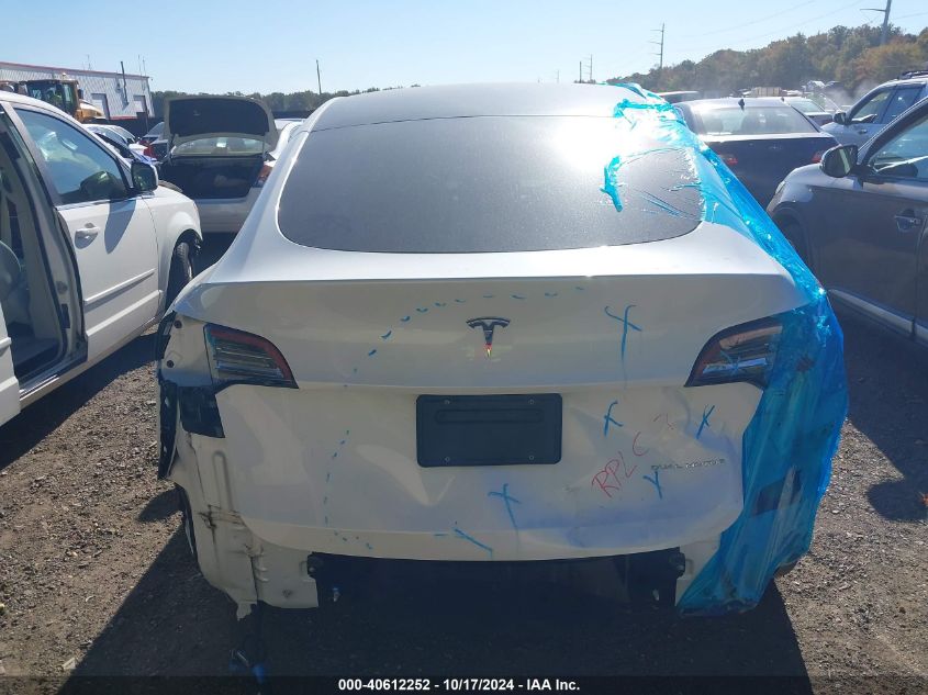 2021 Tesla Model Y Long Range Dual Motor All-Wheel Drive VIN: 5YJYGDEE6MF118121 Lot: 40612252