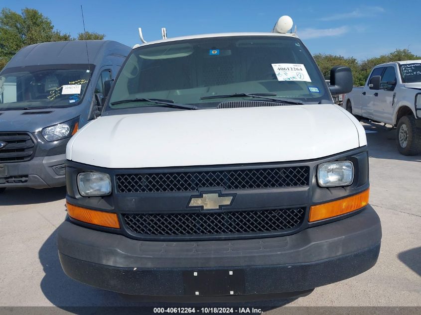 2015 Chevrolet Express 2500 Work Van VIN: 1GCWGFCFXF1234853 Lot: 40612264