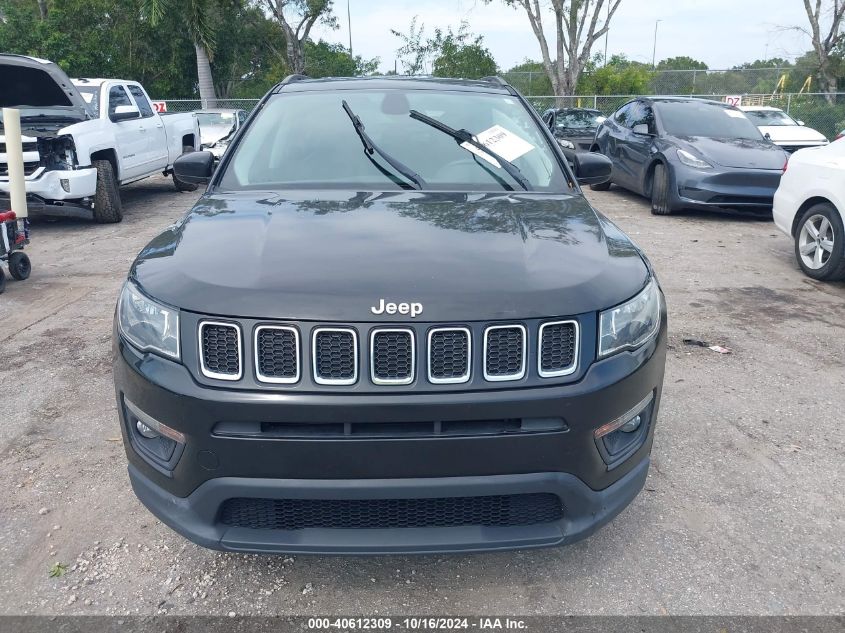 2019 Jeep Compass Latitude Fwd VIN: 3C4NJCBB9KT856292 Lot: 40612309