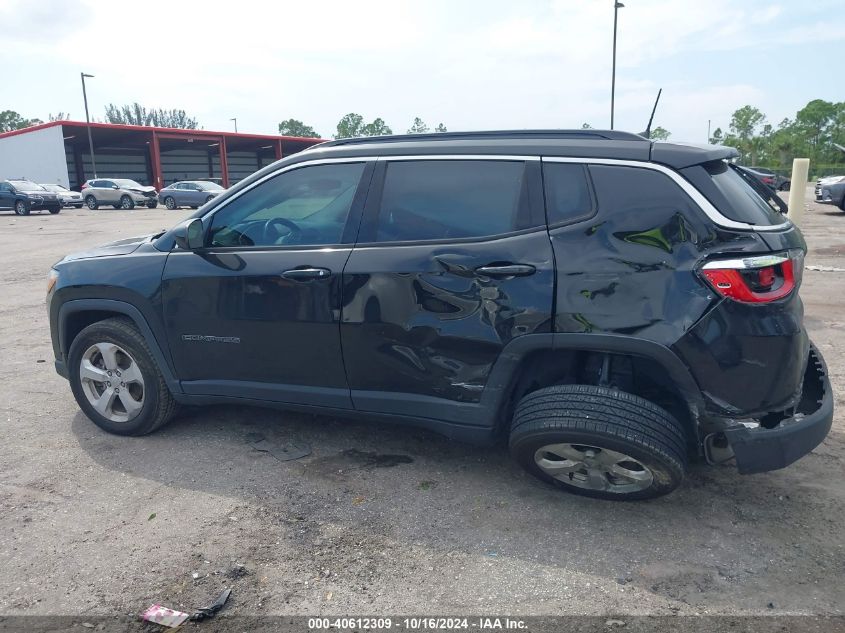 2019 Jeep Compass Latitude Fwd VIN: 3C4NJCBB9KT856292 Lot: 40612309