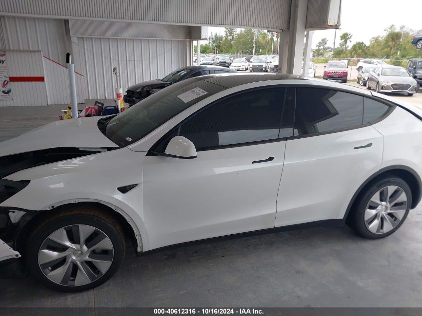 2023 Tesla Model Y Awd/Long Range Dual Motor All-Wheel Drive VIN: 7SAYGDEE1PA028153 Lot: 40612316