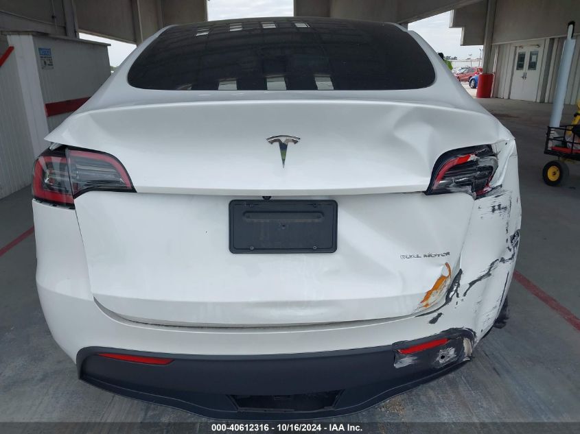 2023 Tesla Model Y Awd/Long Range Dual Motor All-Wheel Drive VIN: 7SAYGDEE1PA028153 Lot: 40612316