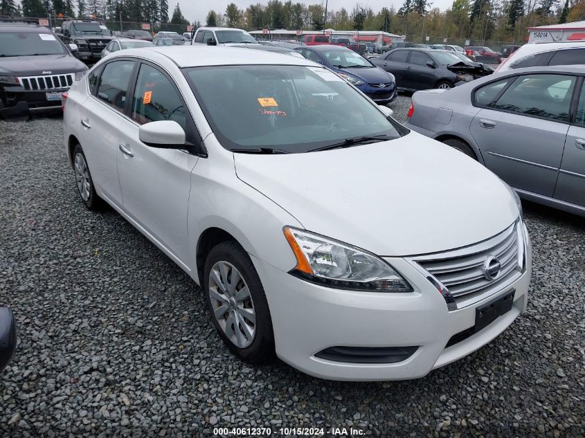 2013 Nissan Sentra S VIN: 3N1AB7AP1DL758413 Lot: 40612370