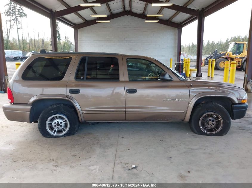 2000 Dodge Durango VIN: 1B4HR28ZXYF229346 Lot: 40612379