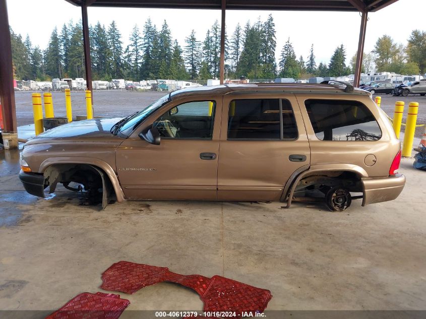 2000 Dodge Durango VIN: 1B4HR28ZXYF229346 Lot: 40612379