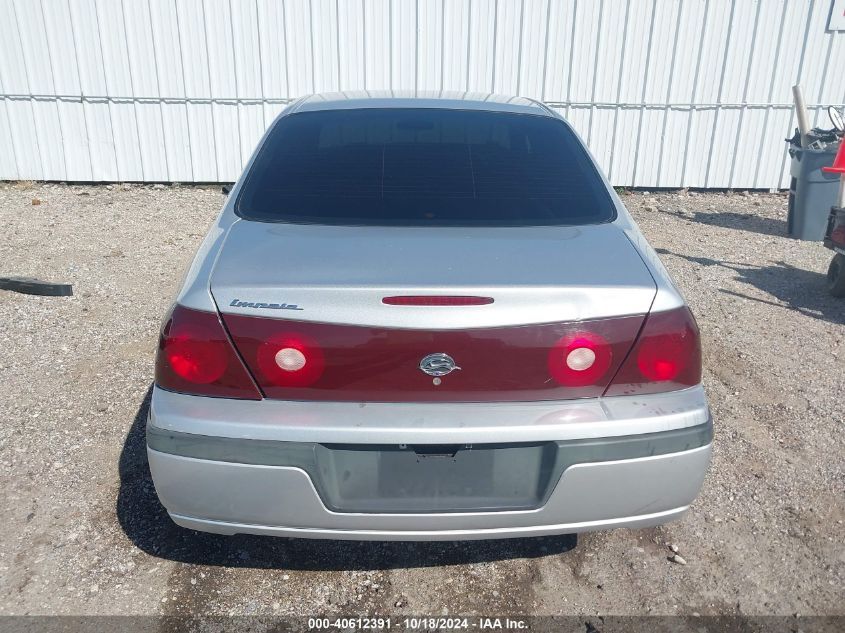 2002 Chevrolet Impala VIN: 2G1WF52E029360272 Lot: 40612391