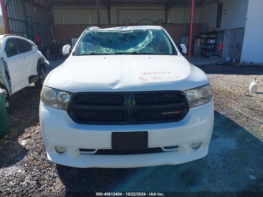 2013 Dodge Durango Sxt VIN: 1C4RDJAG1DC669976 Lot: 40612404