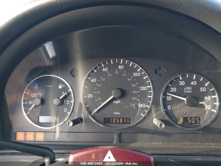 2003 Mercedes-Benz Ml 500 VIN: 4JGAB75E33A438419 Lot: 40612463