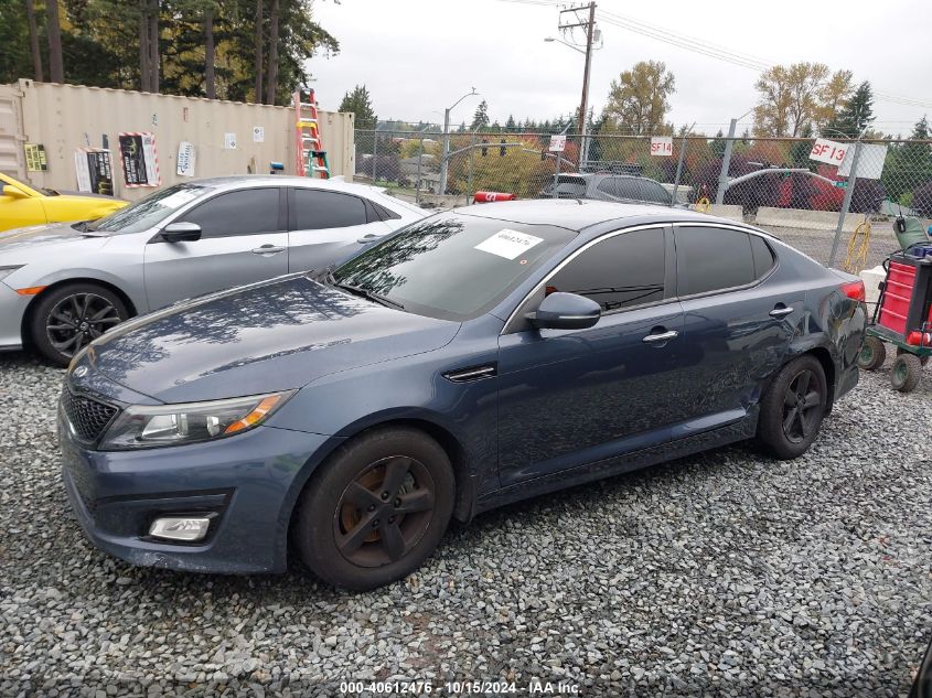 2015 Kia Optima Lx VIN: 5XXGM4A7XFG473353 Lot: 40612476