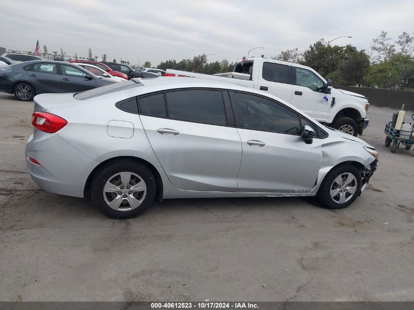 2017 Chevrolet Cruze Ls VIN: 1G1BC5SM4H7165929 Lot: 40612523