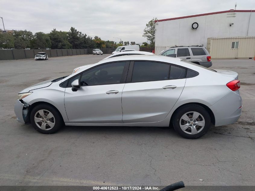 2017 Chevrolet Cruze Ls VIN: 1G1BC5SM4H7165929 Lot: 40612523