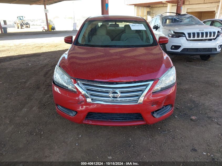 2013 Nissan Sentra S VIN: 3N1AB7AP6DL758777 Lot: 40612524