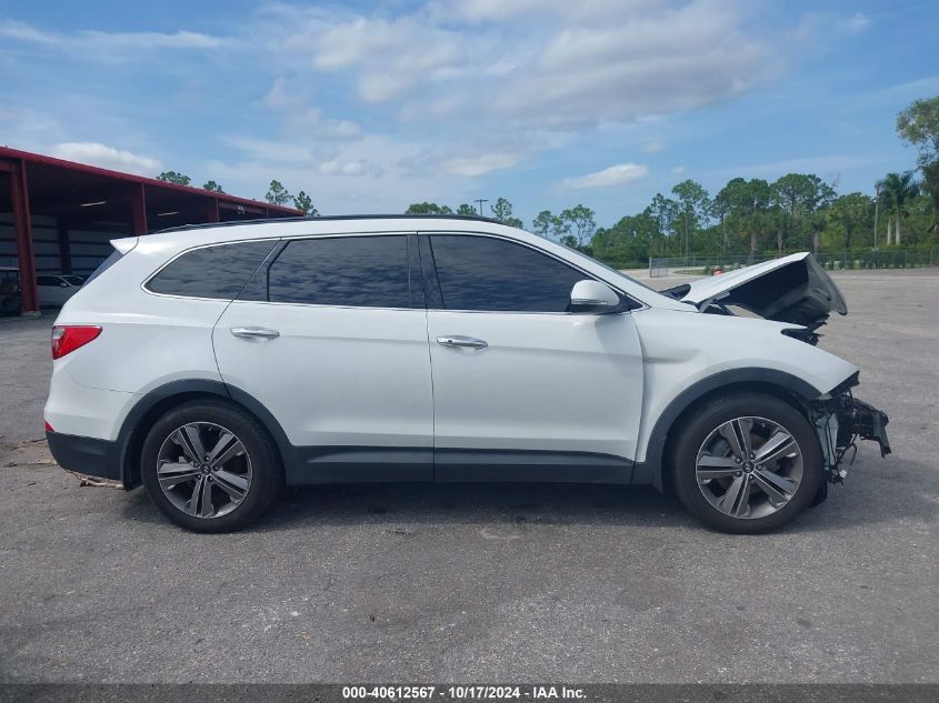 2016 Hyundai Santa Fe Se VIN: KM8SR4HF2GU134411 Lot: 40612567