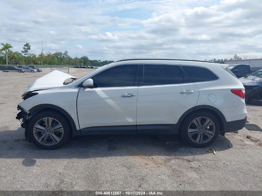 2016 Hyundai Santa Fe Se VIN: KM8SR4HF2GU134411 Lot: 40612567