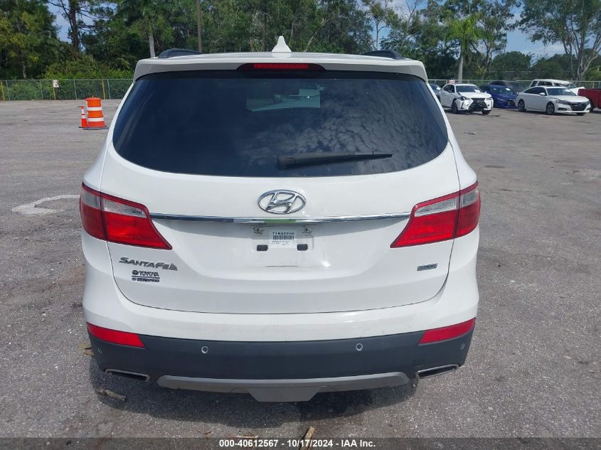 2016 Hyundai Santa Fe Se VIN: KM8SR4HF2GU134411 Lot: 40612567