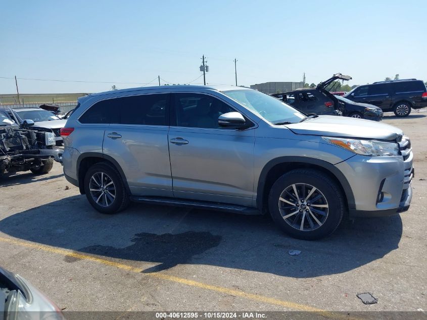 2018 Toyota Highlander Xle VIN: 5TDKZRFHXJS536940 Lot: 40612595