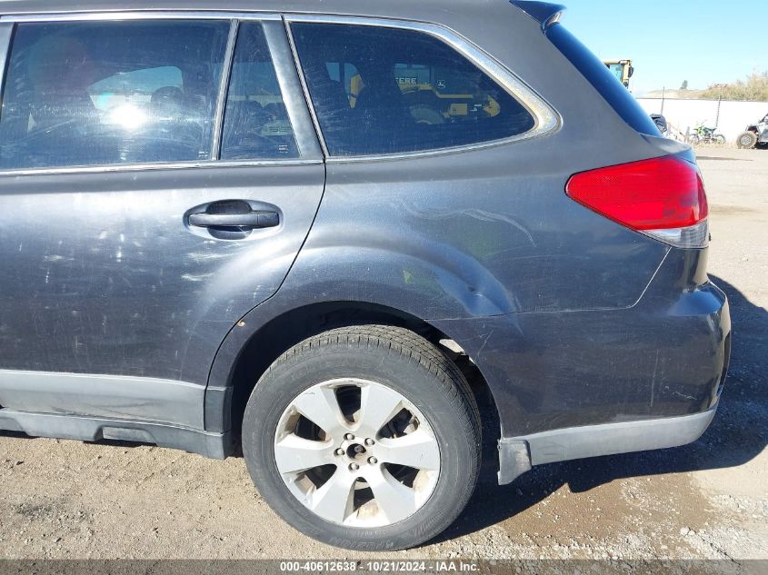 2010 Subaru Outback 2.5I Premium VIN: 4S4BRBCC9A1333711 Lot: 40612638