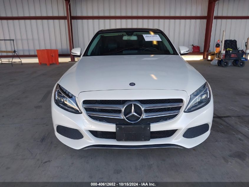 2017 Mercedes-Benz C 300 Luxury/Sport VIN: 55SWF4JB2HU225614 Lot: 40612652