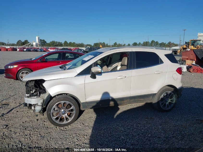 2019 Ford Ecosport Titanium VIN: MAJ3S2KE1KC274956 Lot: 40612658