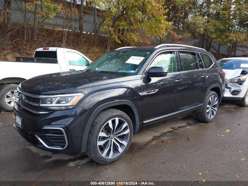 2022 Volkswagen Atlas 3.6L V6 Sel Premium R-Line VIN: 1V2FR2CA3NC541015 Lot: 40612690