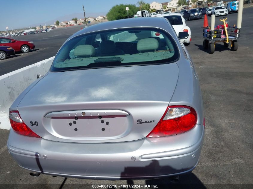 2002 Jaguar S-Type 3.0L V6 VIN: SAJDA03N42FM37524 Lot: 40612716