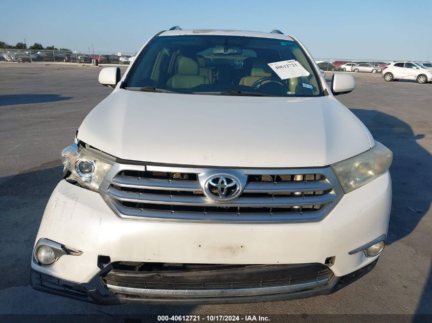 2013 Toyota Highlander Limited V6 VIN: 5TDYK3EH4DS104622 Lot: 40612721