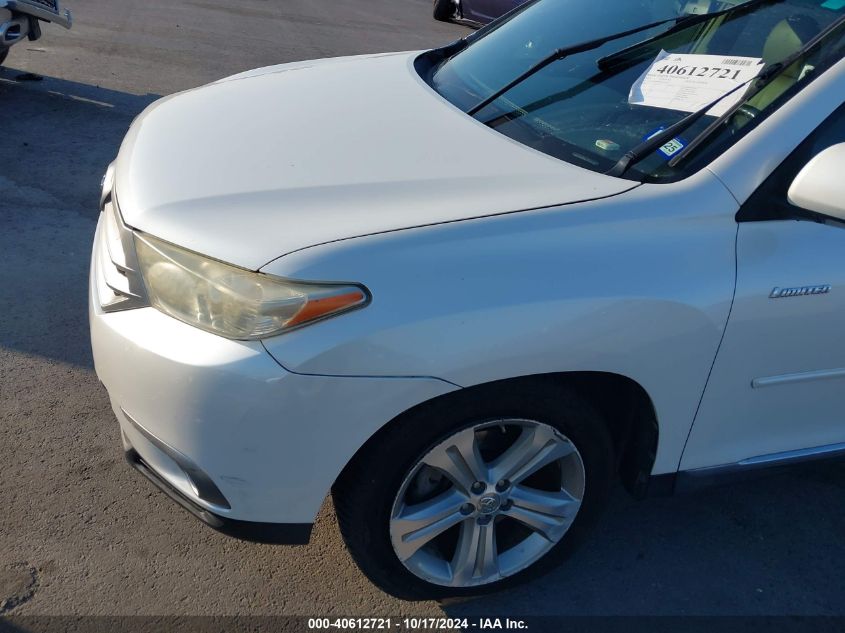 2013 TOYOTA HIGHLANDER LIMITED V6 - 5TDYK3EH4DS104622