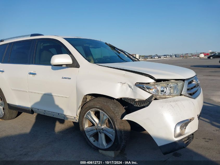 2013 TOYOTA HIGHLANDER LIMITED V6 - 5TDYK3EH4DS104622