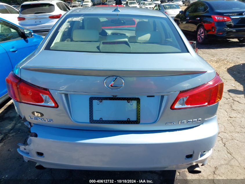 2010 Lexus Is 250 VIN: JTHCF5C28A2034648 Lot: 40612732