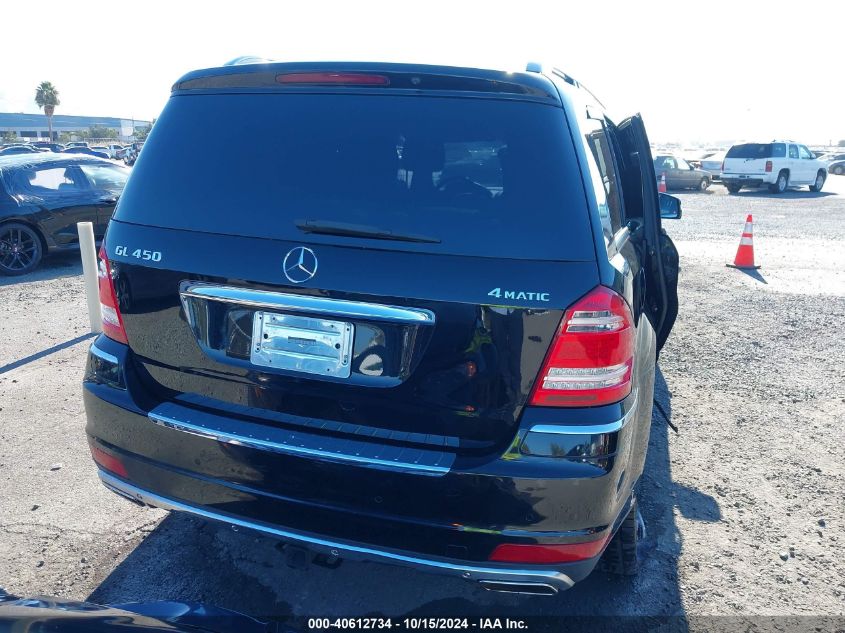 2012 Mercedes-Benz Gl 450 4Matic VIN: 4JGBF7BEXCA770581 Lot: 40612734