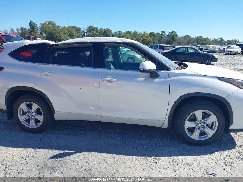 2021 Toyota Highlander Le VIN: 5TDBZRBHXMS096888 Lot: 40612744