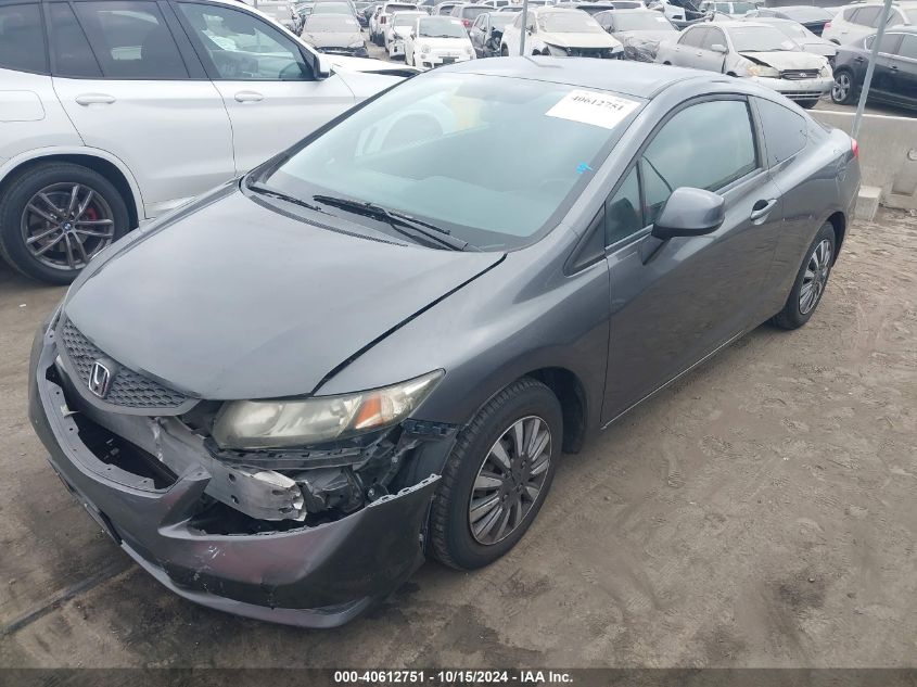 2013 Honda Civic Lx VIN: 2HGFG3B57DH525608 Lot: 40612751