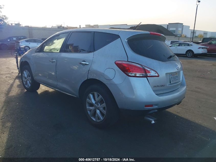 VIN JN8AZ1MU1EW404897 2014 Nissan Murano, S no.3