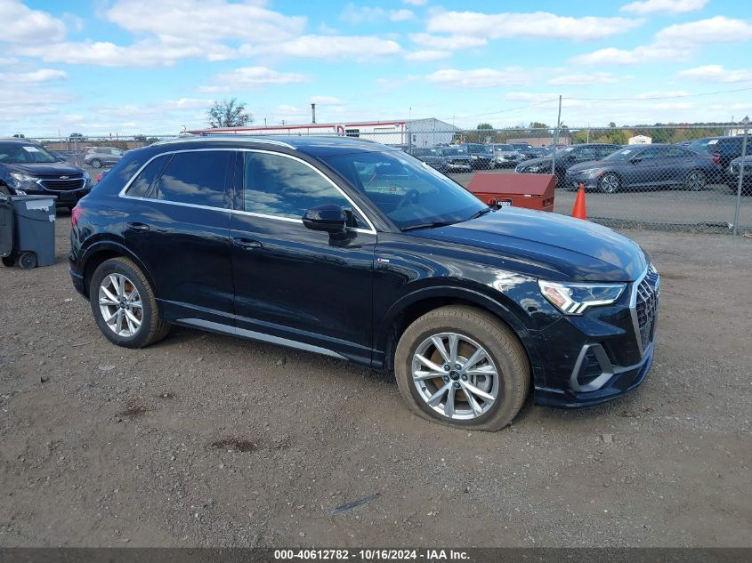 2022 Audi Q3 Premium Plus 45 Tfsi S Line Quattro Tiptronic VIN: WA1EECF36N1089790 Lot: 40612782