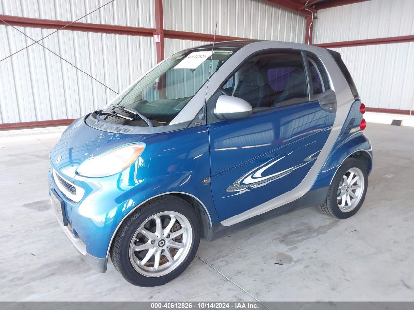 2009 Smart Fortwo Brabus/Passion/Pure VIN: WMEEJ31X59K223735 Lot: 40612826