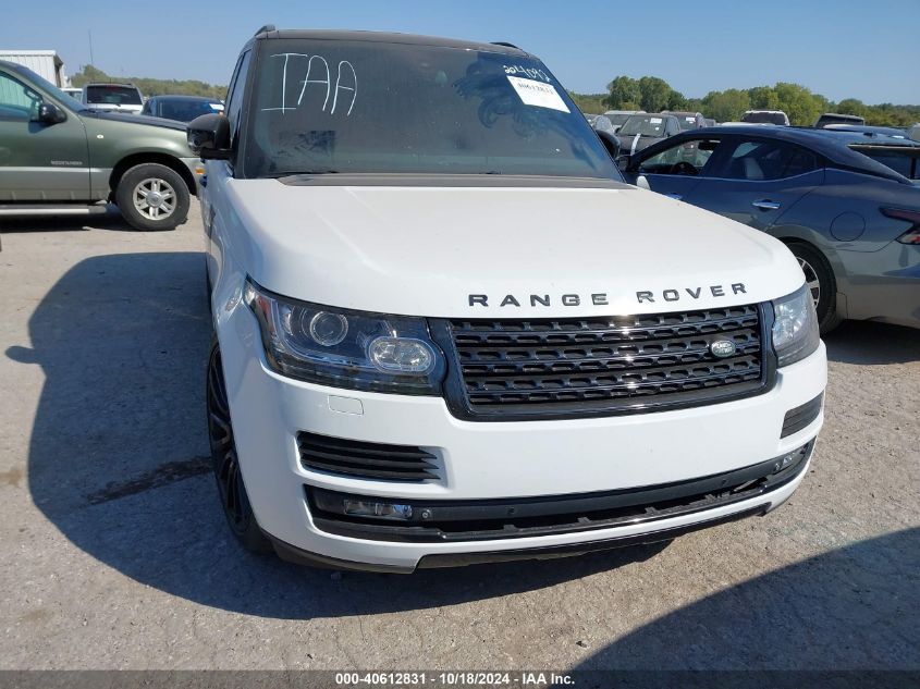 2015 Land Rover Range Rover 5.0L V8 Supercharged VIN: SALGS2TF8FA204092 Lot: 40612831