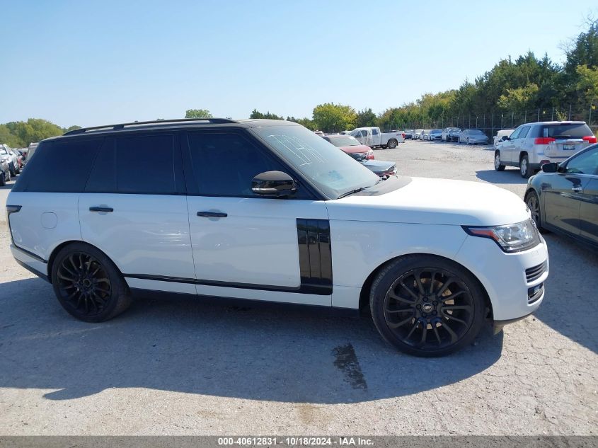 2015 Land Rover Range Rover 5.0L V8 Supercharged VIN: SALGS2TF8FA204092 Lot: 40612831