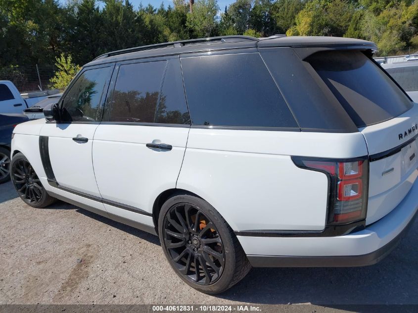 2015 Land Rover Range Rover 5.0L V8 Supercharged VIN: SALGS2TF8FA204092 Lot: 40612831